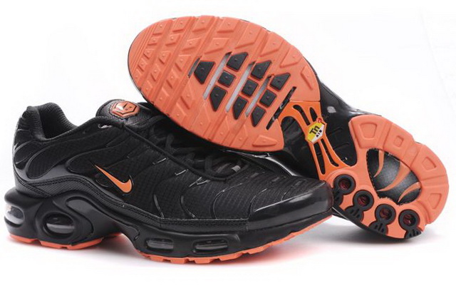 Mens Nike Air Max TN 2010 Black Orange Shoes - Click Image to Close